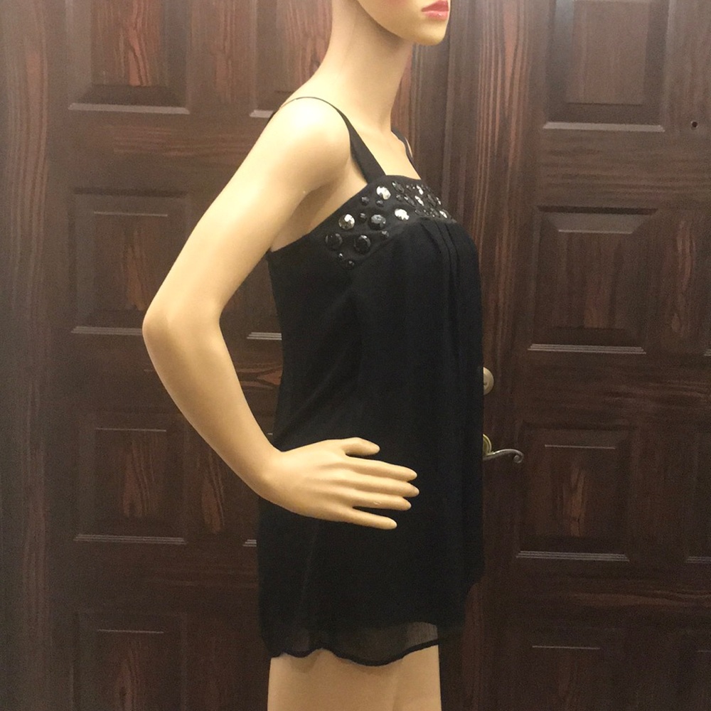 Black top size S embellished - Picture 7 of 17